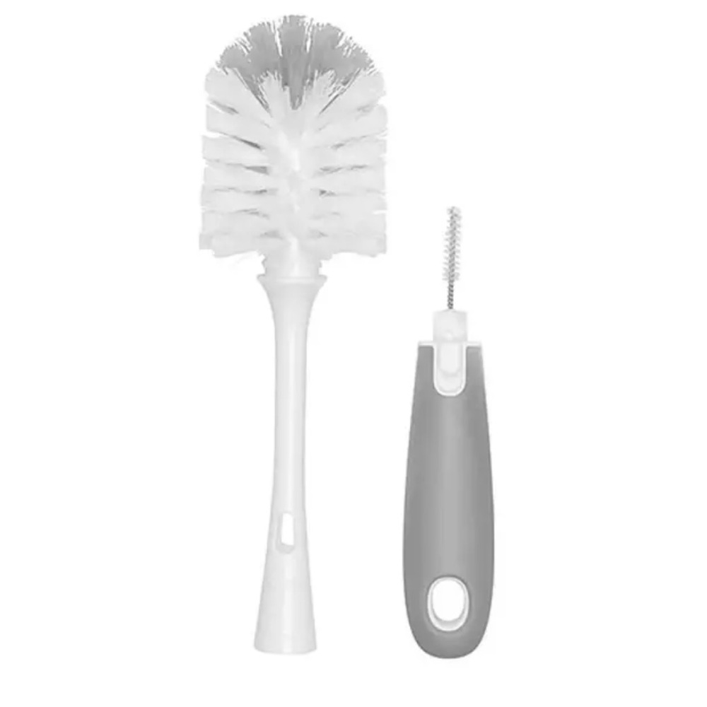 OXO TOT Bottle Brush Cleaner with Stand Grey and Teal - NWT